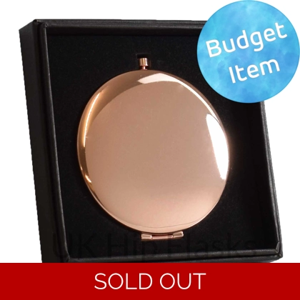 Budget - Compact Mirror in Gift Box - Rose Gold